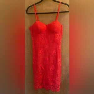 Red Lace Dress